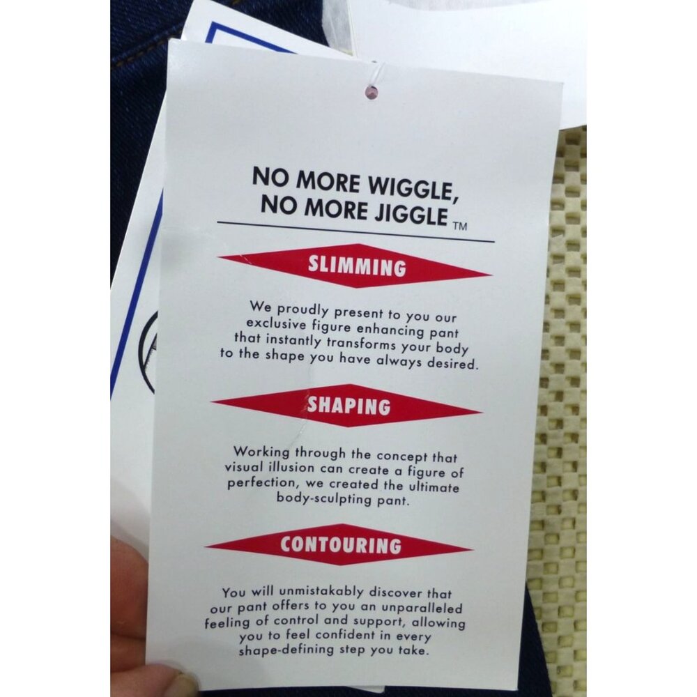 NWT Women With Control Blue Stretch Jeans With Tummy Control & Shape Enhancing P - Picture 13 of 16